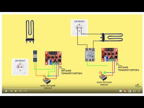 Видео: ТЕРМОРЕГУЛЯТОРЫ #3 Подключение твердотельных и электромагнитных реле.