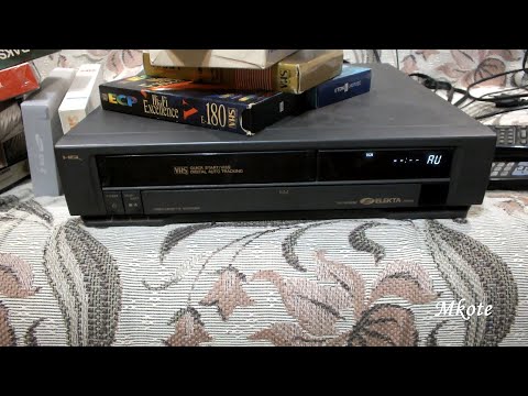 Видео: Немного 90-х: Редкий видеомагнитофон Elekta VC-920EMK, обзор, тест + моя коллекция.