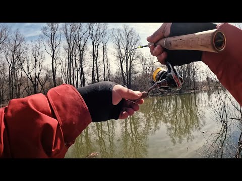 Видео: Трофейный мормышинг! Мормышинг весной на малой реке. Рыбалка на мормышку 2024