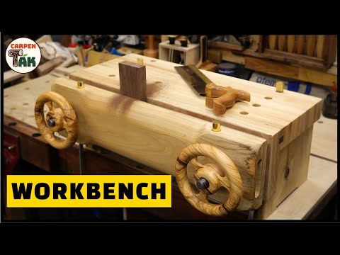 Видео: ⚡ [DIY] Потрясающие тиски Moxon на деревянном колесе и прочный мини-верстак