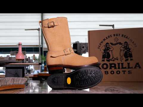 Видео: Инженерные ботинки из традиционно дублёной итальянской кожи