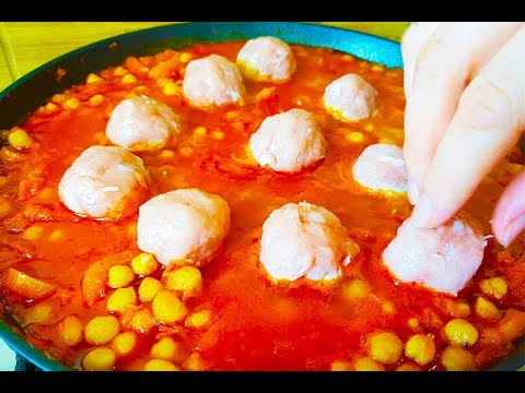 Видео: ТАК НУТ МАЛО КТО ГОТОВИТ,А ЗРЯ!Гениальный Рецепт Нут С Мясными Шариками В Соусе Похудела на 46 кг