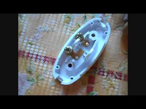 Видео: как улучшить контакт выключателя бра