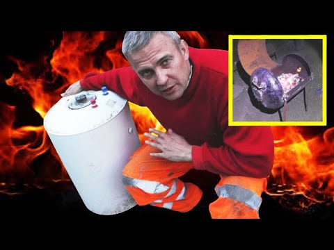 Видео: Мангал из бойлера
