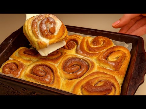Видео: ✨ Мягкие и воздушные булочки с кремом, которые тают во рту! 💛