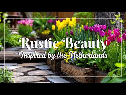 Видео: Магия голландского сада в деревенских уголках 🌷 Очарование небольшого пространства в северном стиле