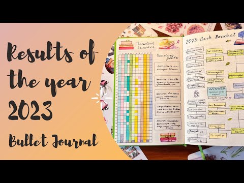 Видео: Bullet journal - итоги года 2023