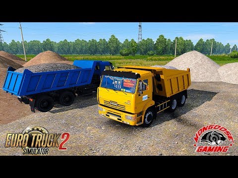 Видео: ВЕЗЕМ ЩЕБЕНЬ НА РЕМОНТ ДОРОГИ! EURO TRUCK SIMULATOR 2