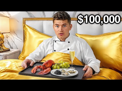 Видео: Ужин в самой дорогой гостиничной комнате мира ($100,000 за ночь)!