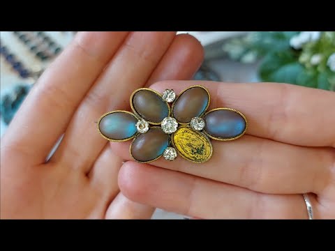 Видео: Антикварні сапфіріти!🙀 Розпаковка вінтажного лоту з ломом. Вінтажні прикраси з США.