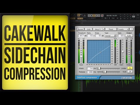 Видео: Как использовать компрессию сайдчейн в Cakewalk от Bandlab