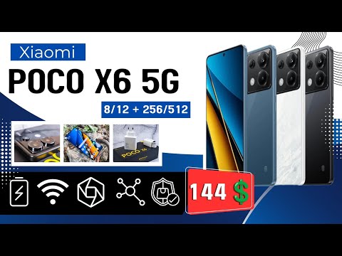 Видео: Обзор Poco X6 5G - лучше, чем я думал. Офигенный смарт за 144$ Фото/видео тест.