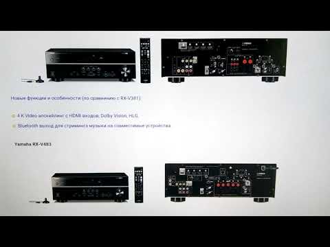 Видео: Yamaha rx v 477 vs yamaha rx v 781 vs aventage в чём разница между ресиверами