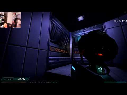 Видео: Тестово-Экспериментальный стрим по аддону Cramped Waste для игры DOOM 3, часть 2