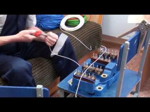 Видео: изготовление монтажа для стрелочного электропривода