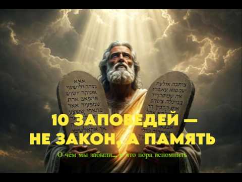 Видео: 📜 10 Заповедей Моисея 🌿 — зачем они нужны человеку сегодня?