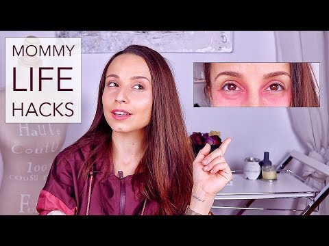 Видео: 12 Mommy/Life Hacks (премахване на тъмни кръгове, подреден дом, DIY и тн.)