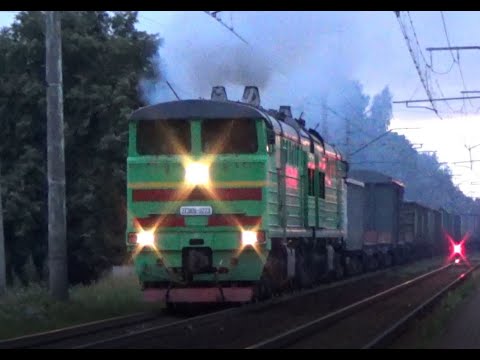 Видео: 2ТЭ10У СНОВА В РАБОТЕ?! | Железнодорожный микс №107 | Railway mix №107