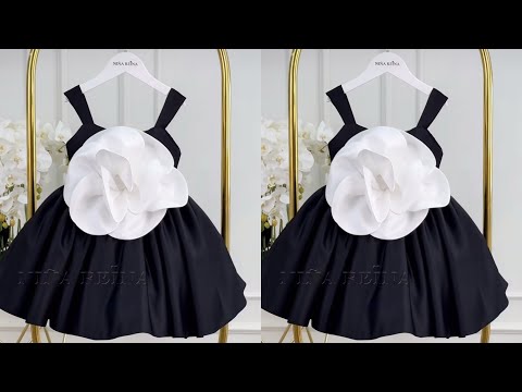 Видео: Как раскроить и сшить бальное платье с открытыми плечами и бретелями с узором «лепестки/розы»