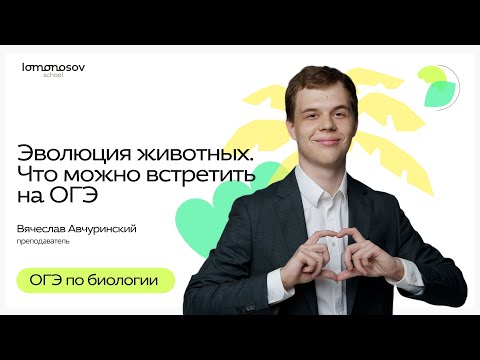 Видео: Эволюция животных. Что можно встретить на ОГЭ?