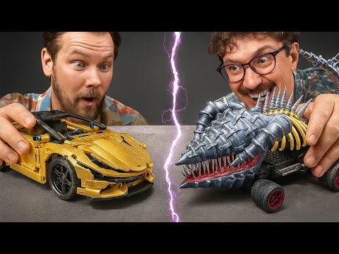 Видео: 🤯 БЕЗУМНАЯ радиоуправляемая машинка против нашего самодельного монстра за 100 000 долларов! — Вы ...