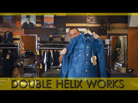 Видео: DOUBLE HELIX WORKS - куртки из кожи японского производства. Новинки в Zefear.