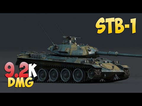 Видео: STB-1 - 6 Kills 9.2K DMG - Снайпер! - Мир Танков