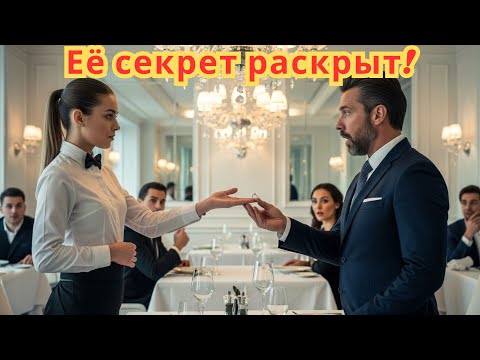 Видео: Официантка говорит миллиардеру: «У моей мамы такое же кольцо, как у вас» — Её секрет раскрыт!