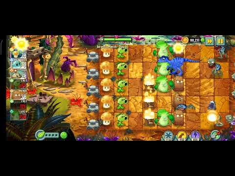 Видео: Играю в PvZ 2 / Jurassic Marsh - День 6 / №81