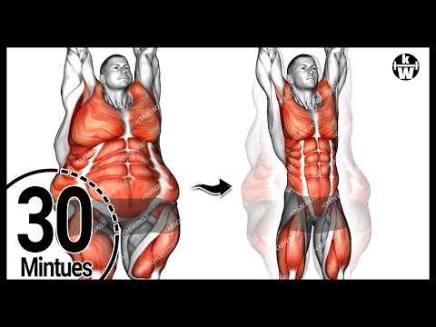 Видео: 30 минут! Устранение жира стоя ➜ Жир исчезает мгновенно.