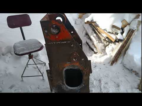 Видео: Неоконченное кино по ремонту колонны крана-манипулятора.