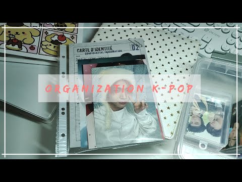 Видео: организация k-pop 💟 binder organization