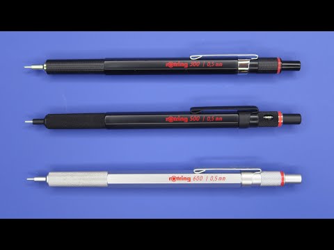 Видео: Rotring 300 500 600 | ознакомительный обзор | ProPencils
