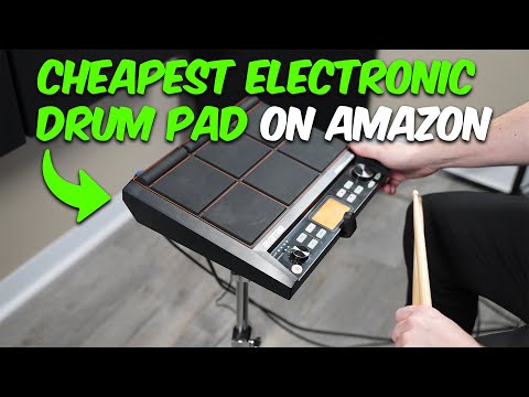Видео: Самый дешёвый барабанный пэд на Amazon? Обзор HXW PD705 (ddrum Nio, DD90, dbdrums nPad)