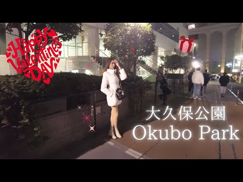 Видео: Что происходит в парке Окубо и гостиничном районе в ночь на День святого Валентина? Местный репортаж