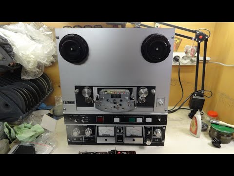 Видео: Катушечный магнитофон SONY TC-9000   1 ролик.