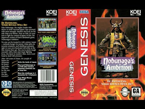 Видео: Посмотрим на Nobunaga's Ambition (SEGA). Цива от KOEI?