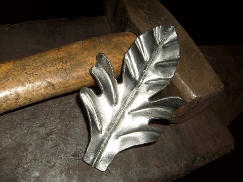 Видео: КАК СДЕЛАТЬ ЛИСТИК БЕЗ НАГРЕВА - ХОЛОДНАЯ КОВКА МЕТАЛЛА