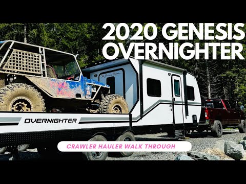 Видео: Обзор гусеничного самосвала/кемпера Genesis Overnighter 2020 года