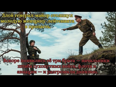 Видео: Её три брата — начальники штаба армии, флота и авиации. Появившись, они уничтожили его дивизию.
