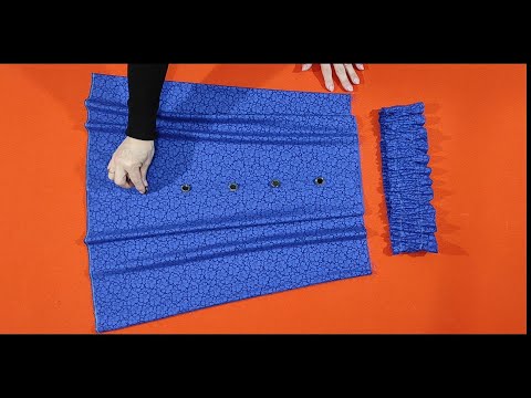 Видео: ОЧЕНЬ ЭЛЕГАНТНО 💥Очень легко раскроить и сшить юбку, используя всего 85 см ткани.