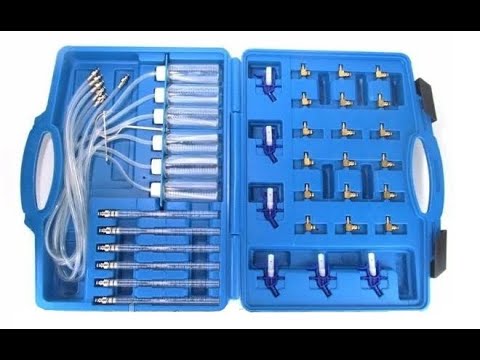 Видео: Тестер герметичності дизельних форсунок Common Rail з адаптерами QUATROS QS30183