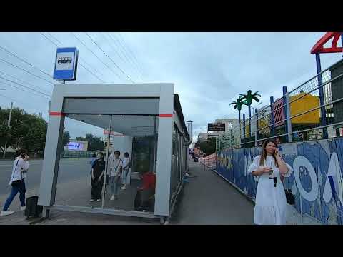 Видео: ОМСК | Чокана Валиханова, Карла Маркса, Думская, 10 лет Октября (19 июля, 2023)