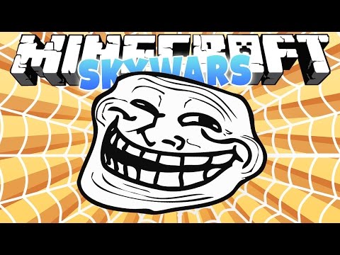 Видео: ТРОЛЛИНГ ПРОТИВНИКОВ [Minecraft SkyWars Mini-Game]
