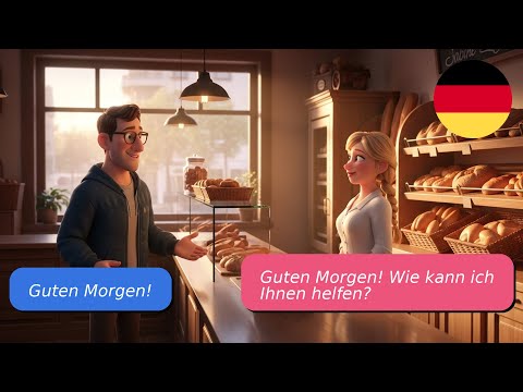 Видео: 5 простых диалогов на немецком языке A1 A2 | В пекарне