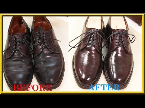 Видео: [ASMR] Очистить и восстановить 'Alden' 990 Cordovan color 8