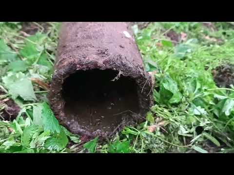 Видео: Пробую доставать остатки труб