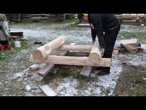 Видео: Декоративный колодец из кругляка (Часть 1)