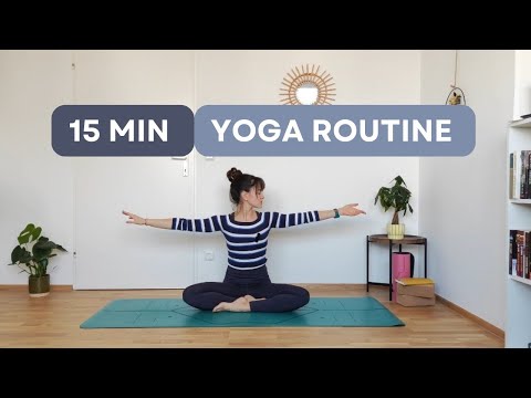 Видео: 15 Мин Йога Рутина за Шия, Рамене и Гръб