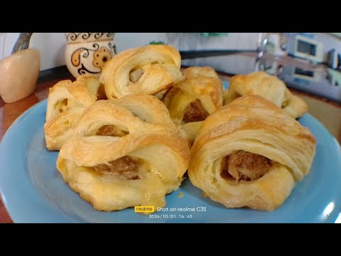 Видео: Домашняя самса с мясом и сыром:😋 вкусный рецепт !